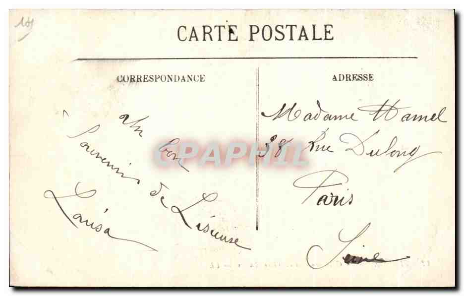 Lisieux — La Cathédrale et la Place Thiers — LL — Rückseite