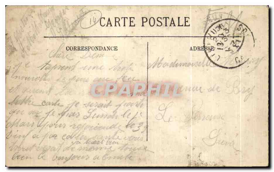 Lisieux — Écoles Jules-Ferry et Michelet — N. G. — Verso
