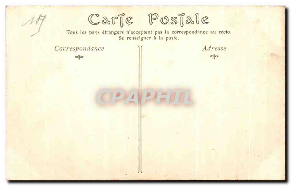 CPA Falaise La Tour Talbot et le Donjon (Cote Sud) — Rückseite