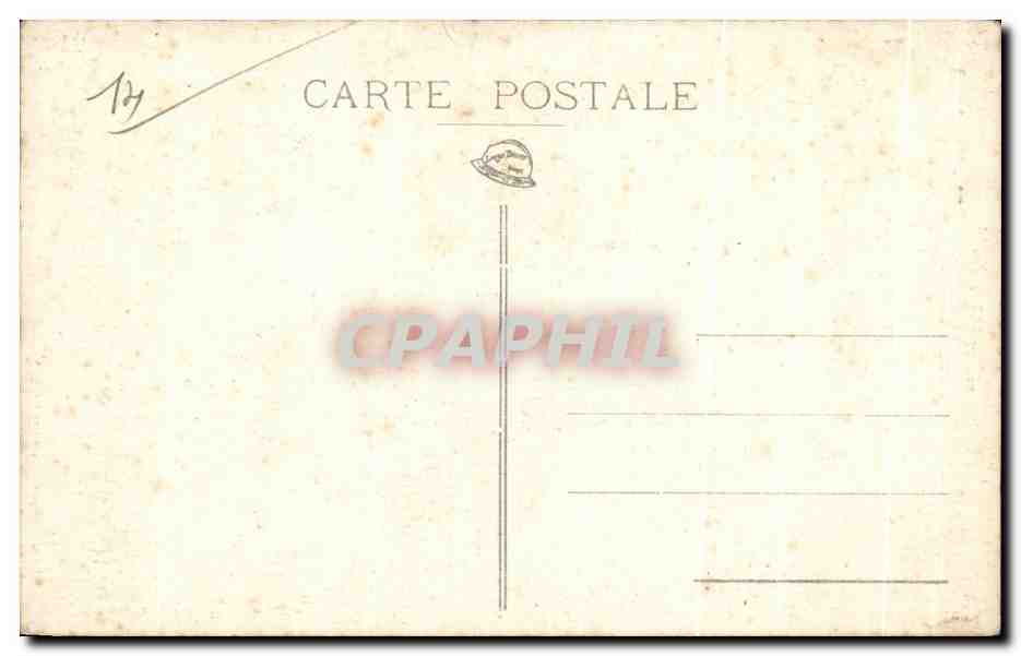 CPA Falaise Gross Tour Talbot — Verso
