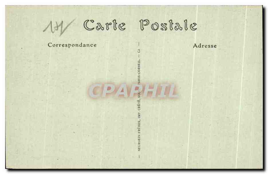 CPA Falaise Le Chateau et les Rochers du Mont Myra The Castle amd the — Verso