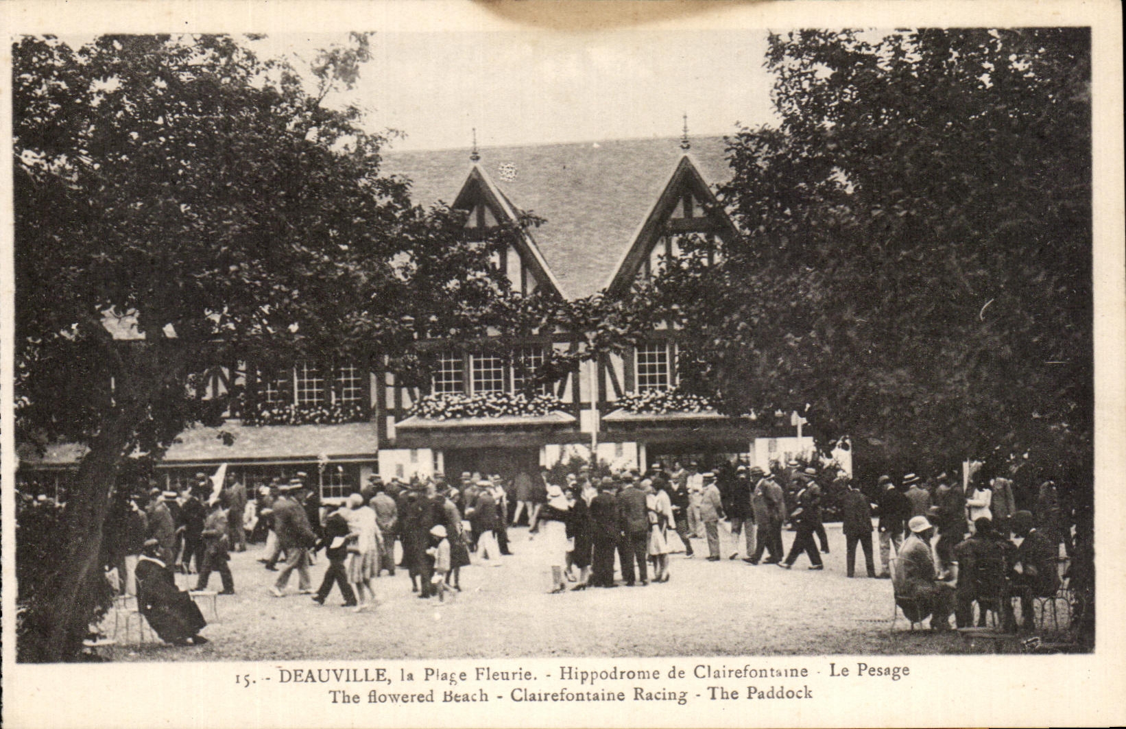 Deauville, the Flowered Beach — Hippodrome de Clairefontaine — The Weighing