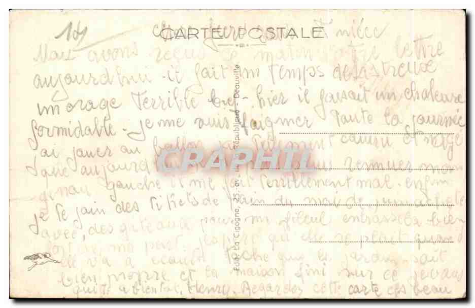 CPA Deauville Le Plage Fleurie Le Bassin des Yachts The ed Beach The Yachts Harbour — Verso