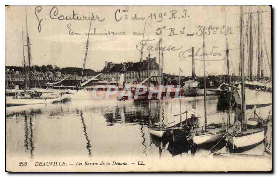 Deauville — Les Bassins de la Douane — LL, n°205