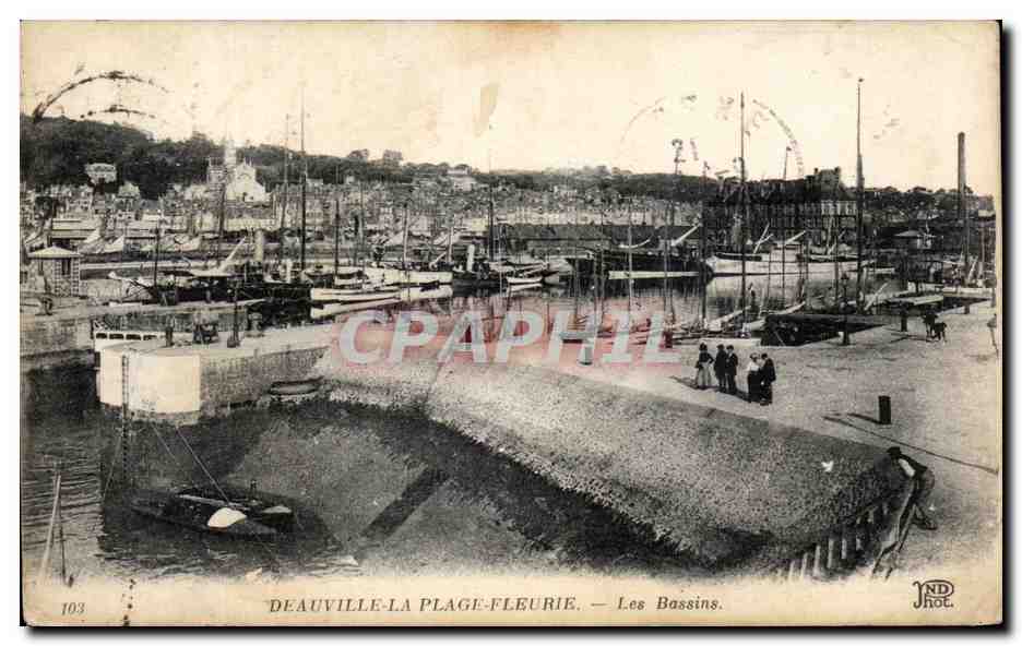 Deauville-The Beach-Flowered — The Basins — NDH