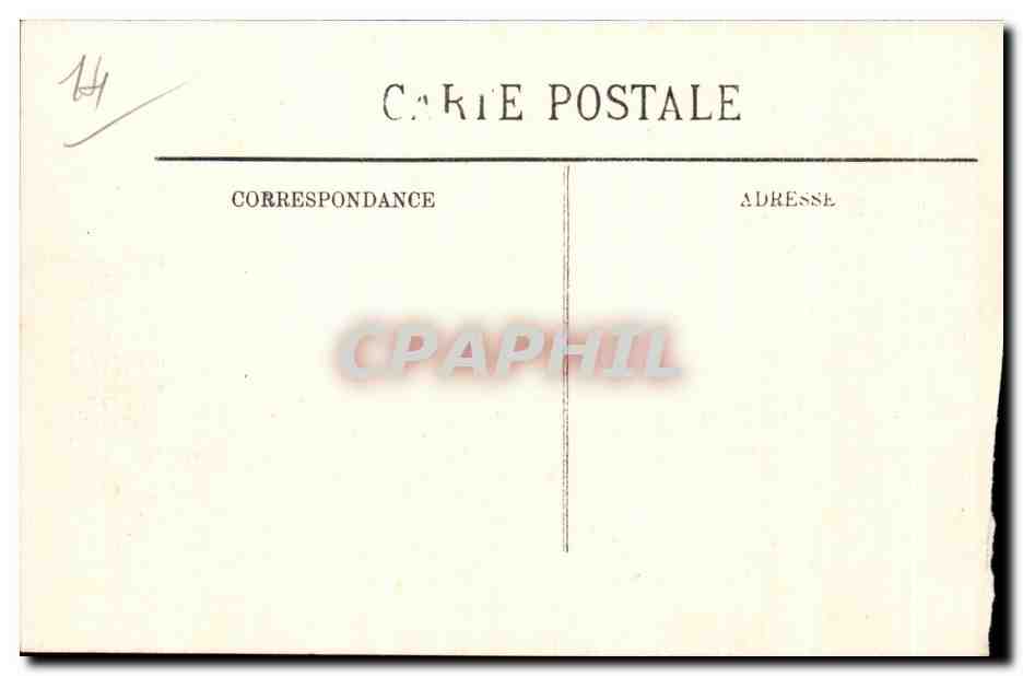 CPA Courseulles Trois mats devant la Scierie mecanique Bateau — Verso
