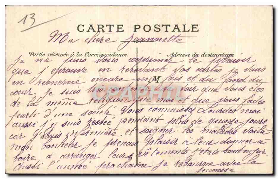 CPA En Provence La Farandois La Provencot Folklore Danse  — Rückseite