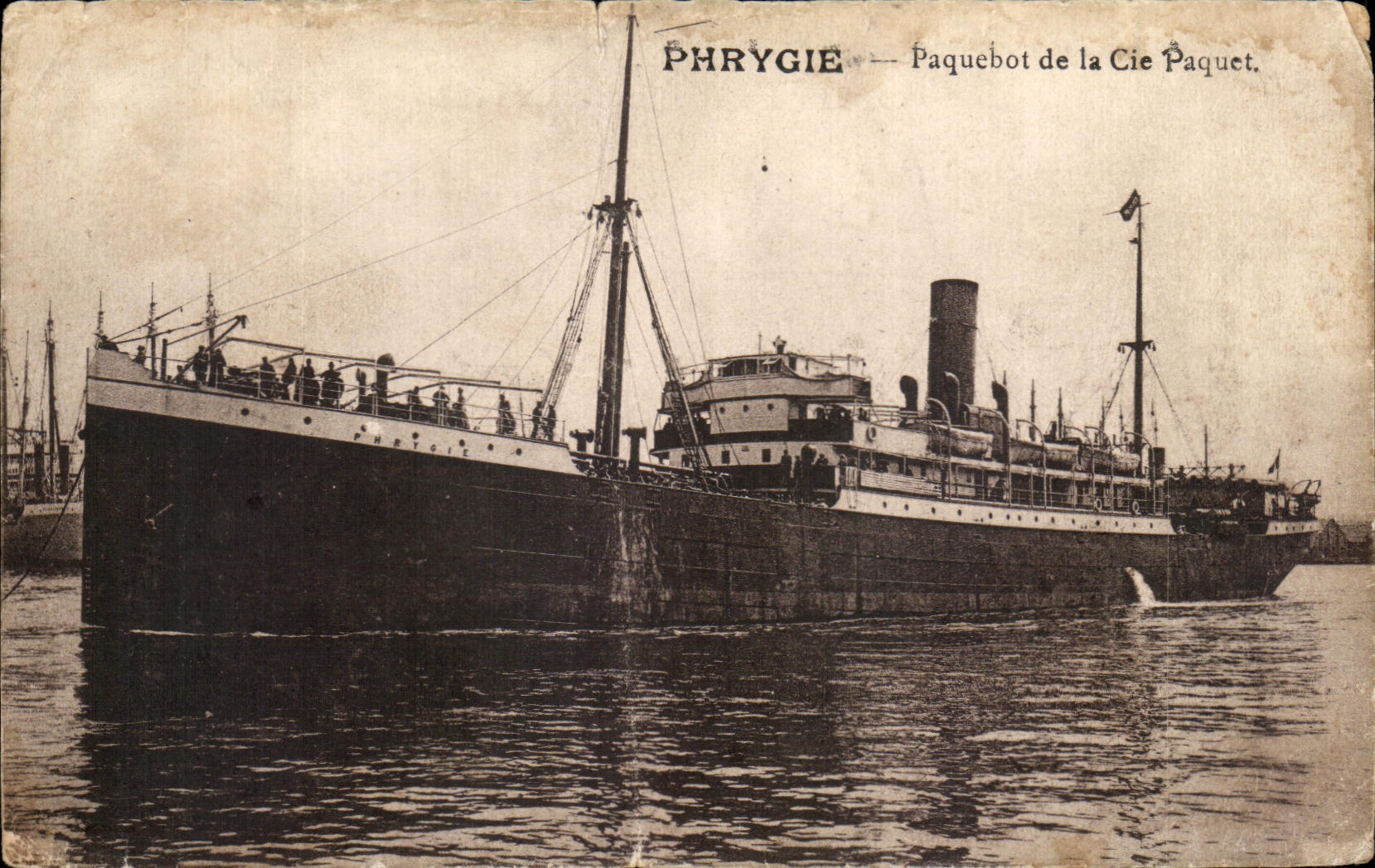 CPA Phrygie Paquebot de la Cie Paquet