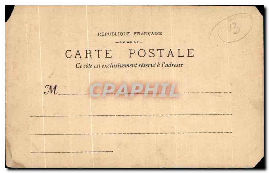CPA Trets Portail de Pourrierres Enfant — Rückseite