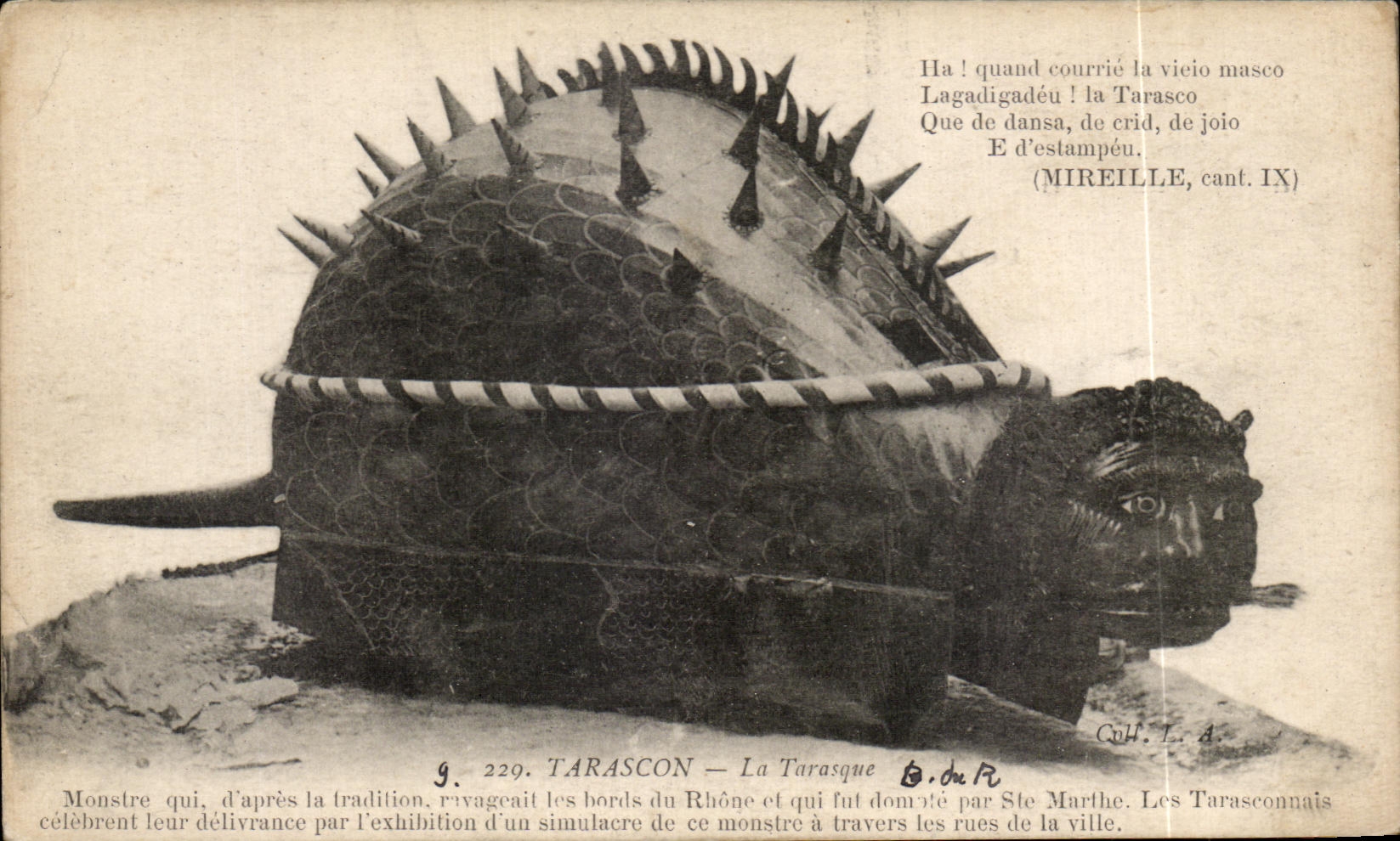 Tarascon — La Tarasque — B. de R. n° 229