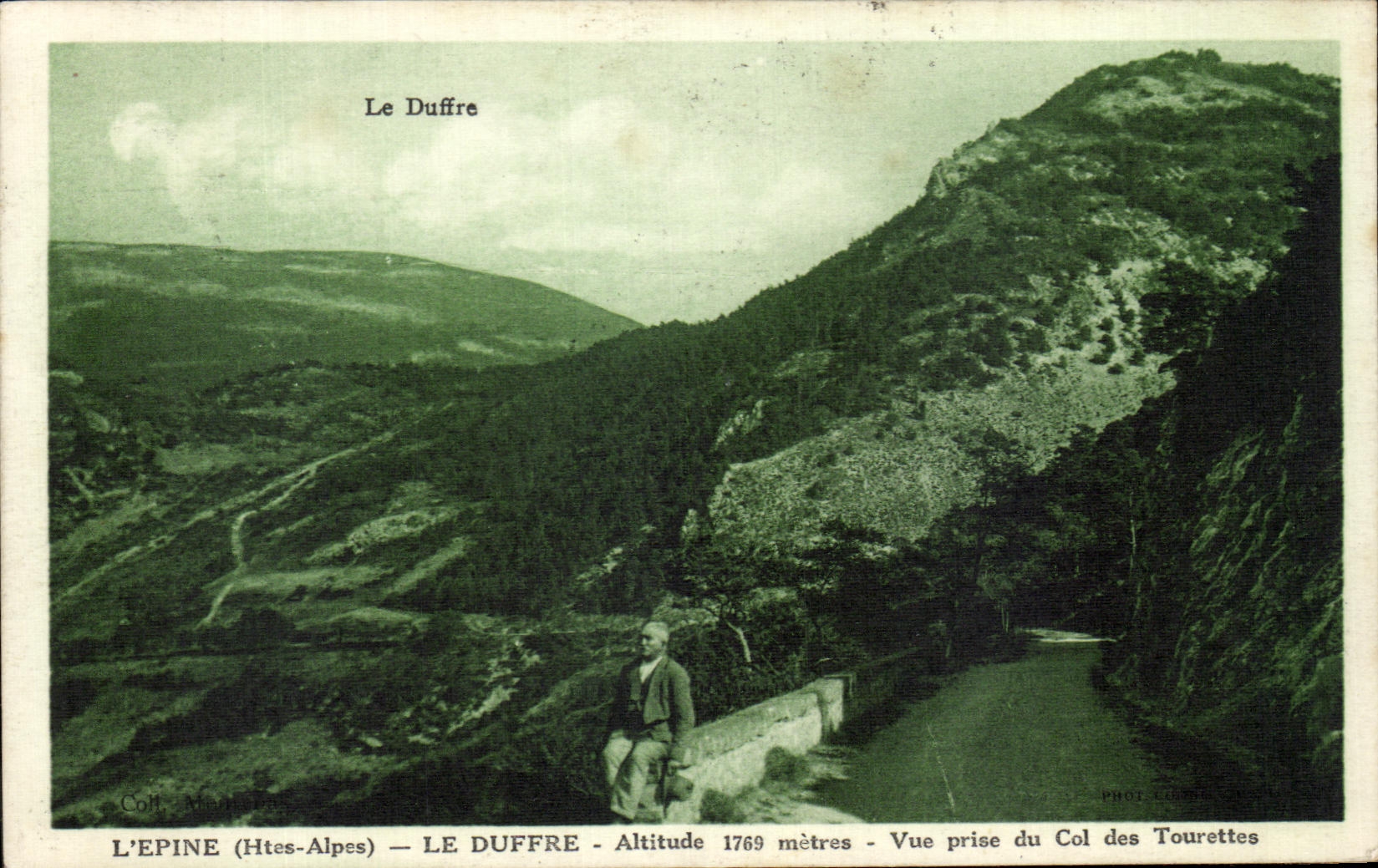 Le Duffre — Vue prise du Col des Tourettes — L'Épine (Htes-Alpes) — Altitude 1769 mètres — Phot. Lume