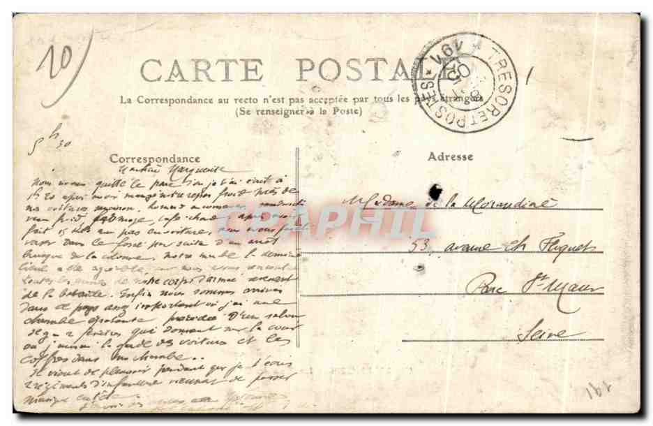 CPA Chavanges La Rue du Bois — Reverso