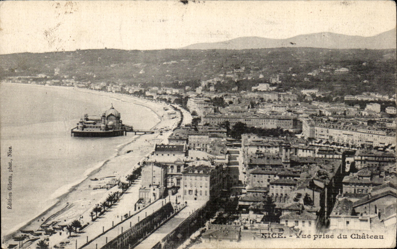 CPA Nice Vue Pvise du Chateau