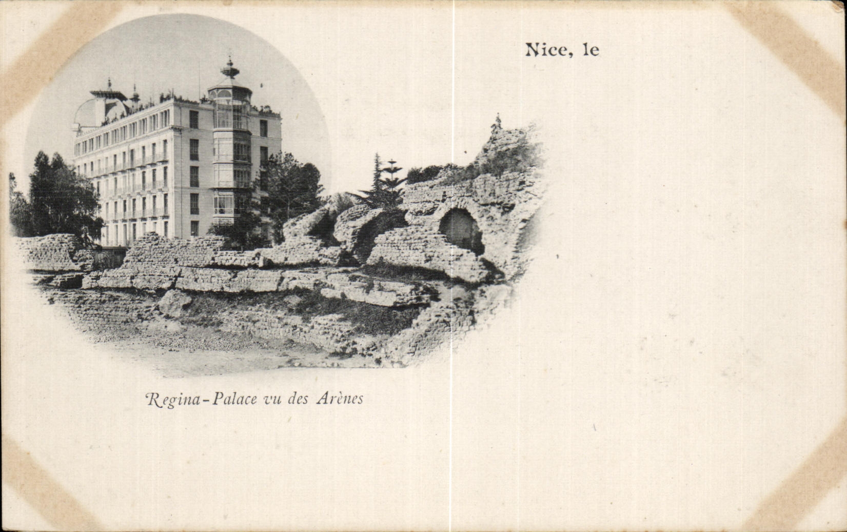 CPA Nice Le Regina Palace vu des Arenes