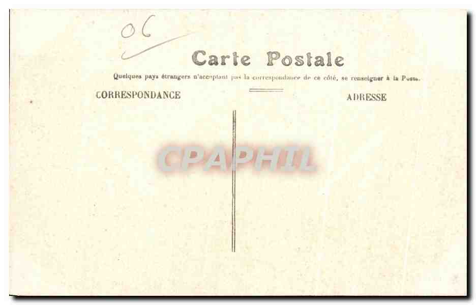CPA Nice Le Casino Les Jardins — Rückseite