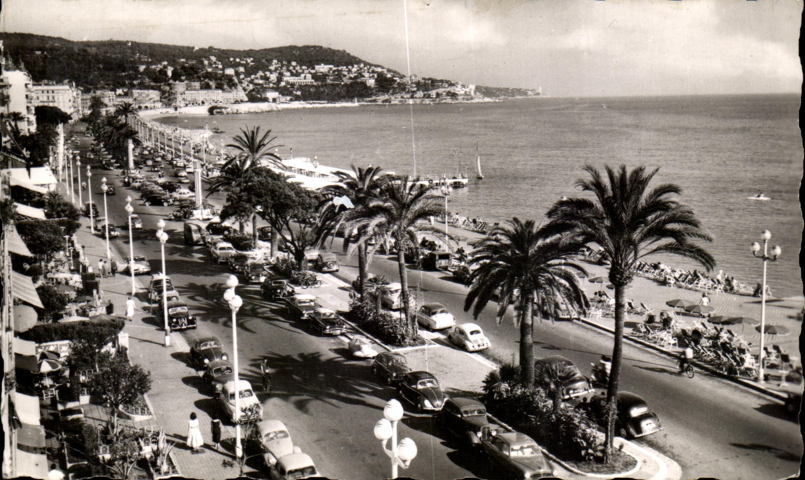 CPA La Cate d Azur bis Nice Le Mont Boron Promenade des Anglais
