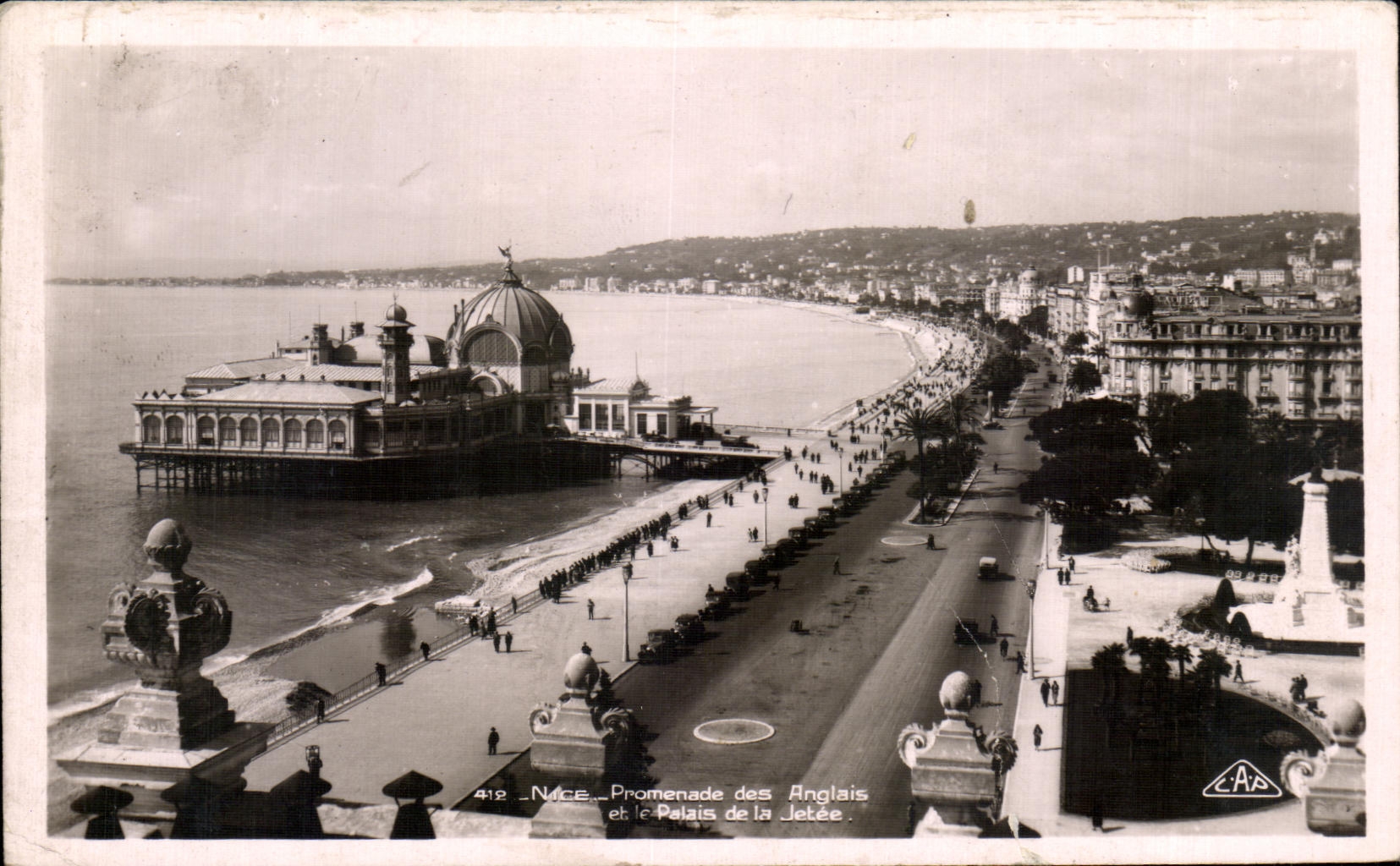 CPA Nice Promenade des Anglais et de la Jetee