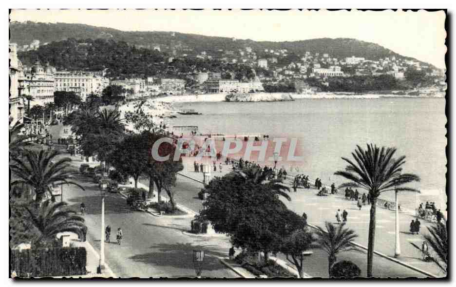 CPA Nice Le Mont Boron et la Promenade des Anglais