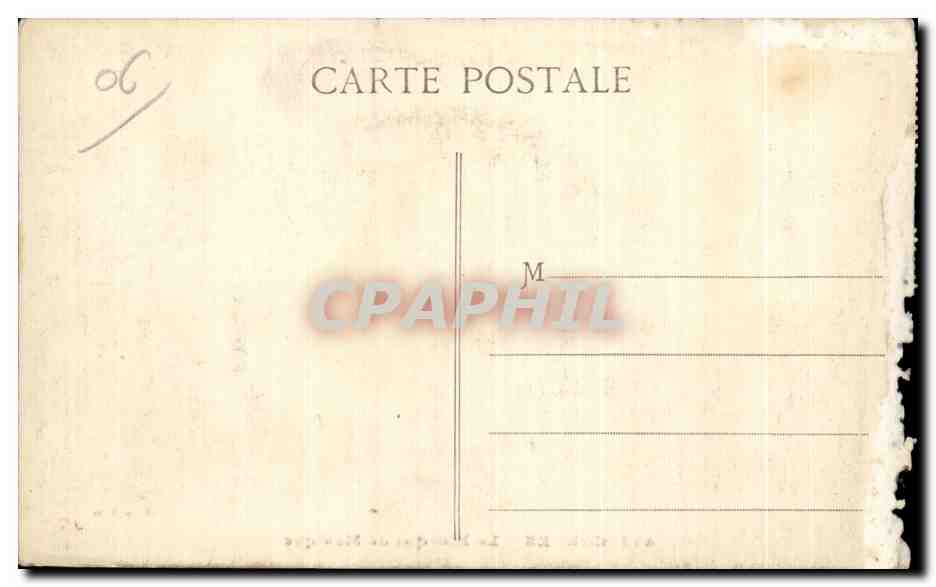 CPA Cannes Le Kiosque de Musique — Rückseite