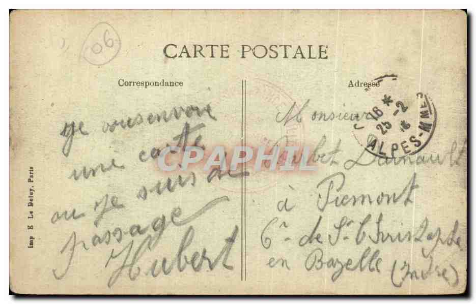 CPA Cote d Azur Cannes Le Port Le Quai des Yachts Bateaux — Verso