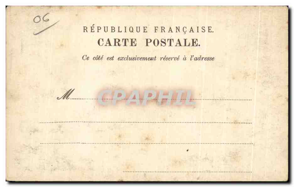 CPA Square Brougham Cannes  — Rückseite