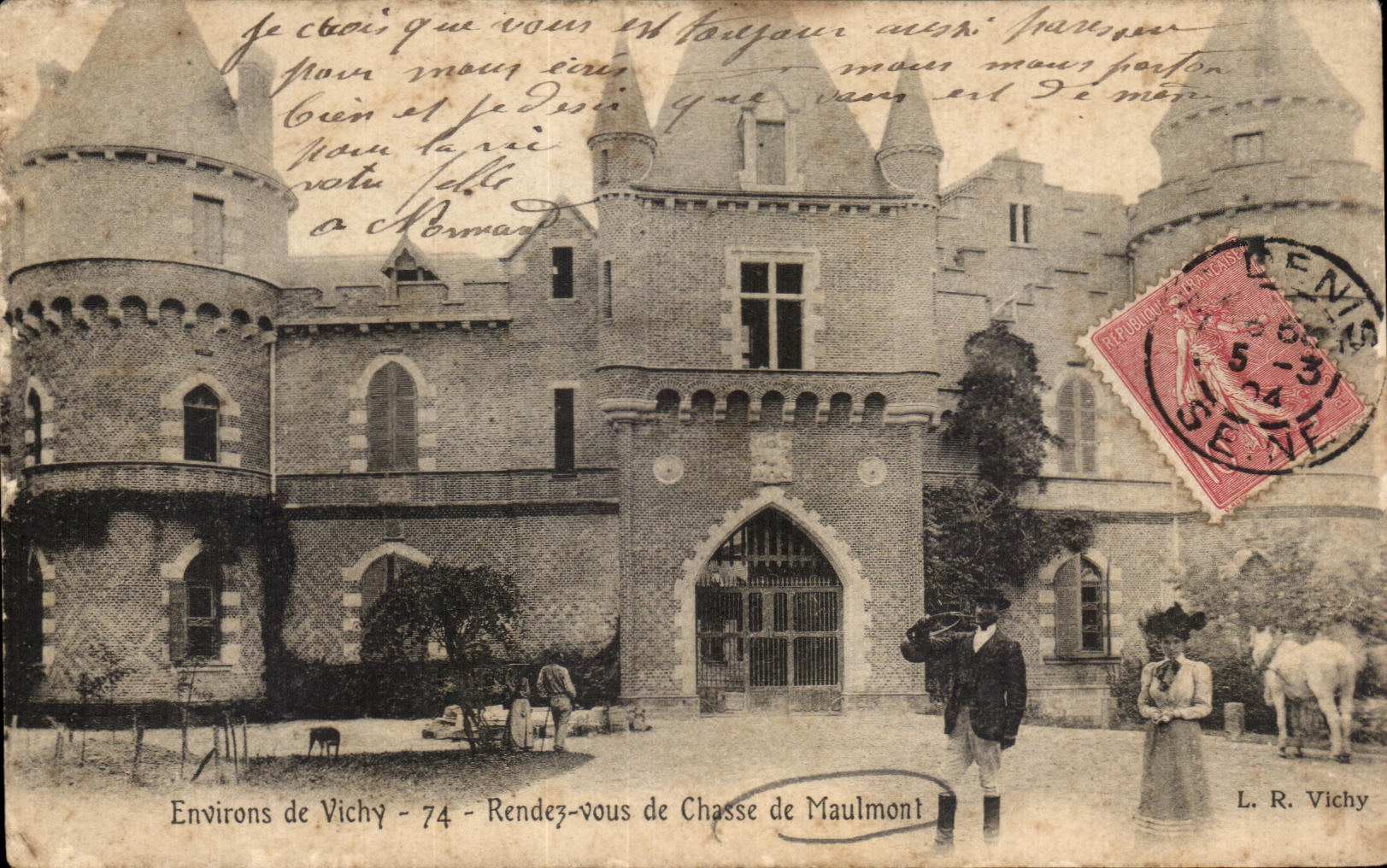 Château de Maulmont — Hunt Meeting — L. R. Vichy