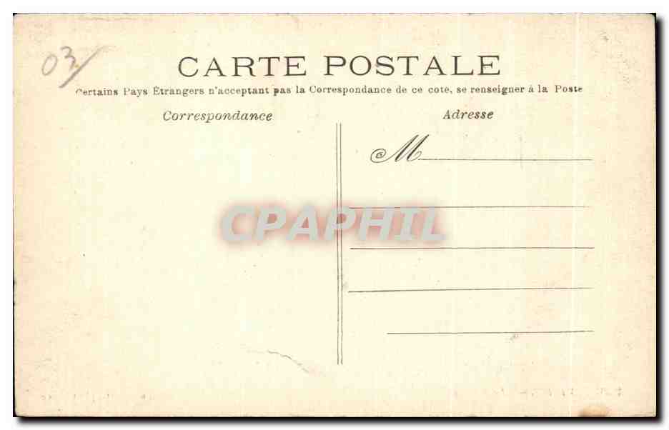 CPA Vichy Le Siehon — Verso