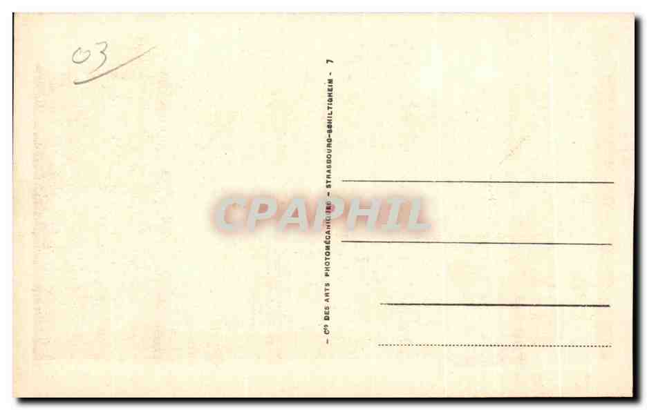 CPA Vichy La Pavillon de Sevigne — Verso