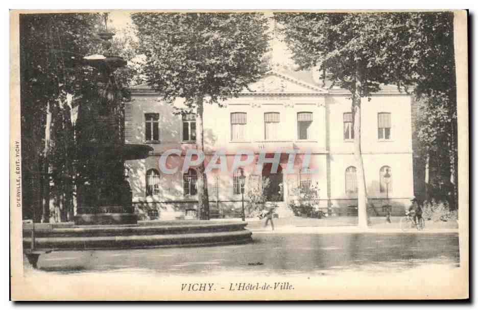 CPA Vichy L Hotel de Ville