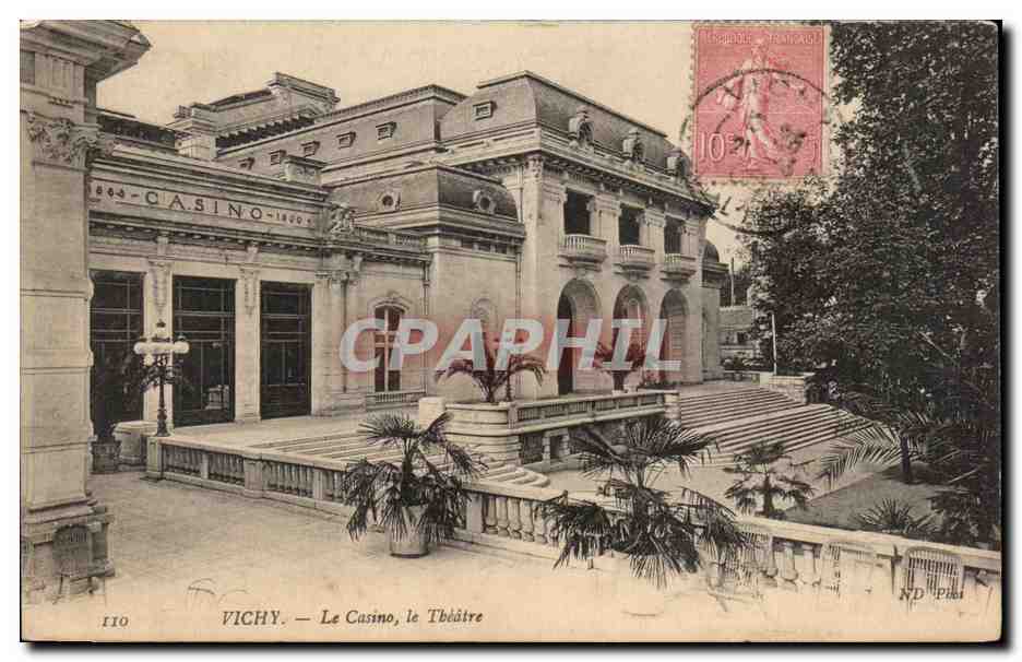 Vichy — Le Casino, le Théâtre — ND Piat