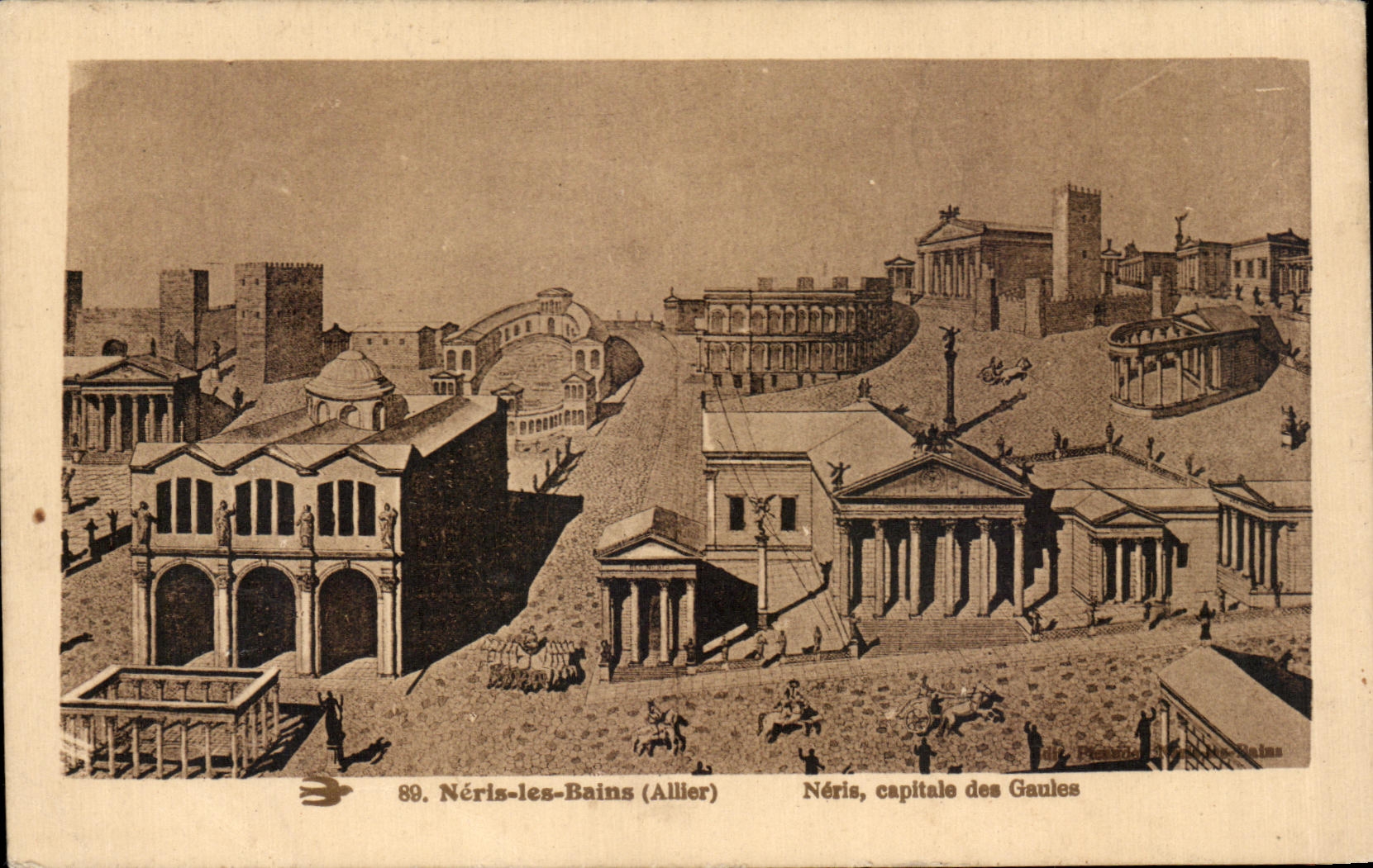 Nérès-les-Bains (Allier) — Nérès, capitale des Gaules — éditeur inconnu, n° 89