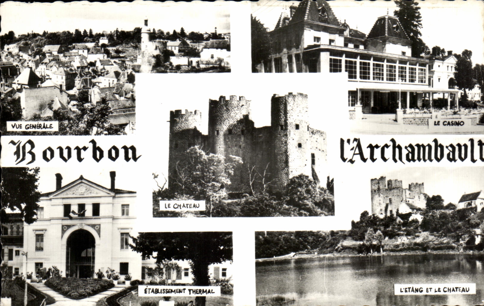 CPA Bourbon L Archambault Le Chateau