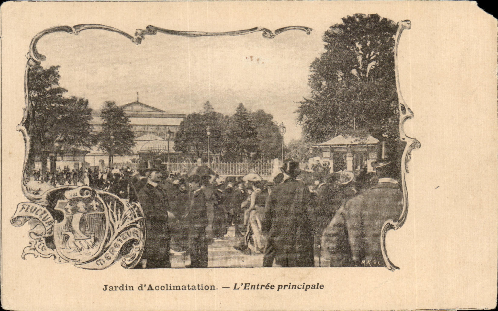 CPA Jardin d Acclimatation L Entree principale Paris 