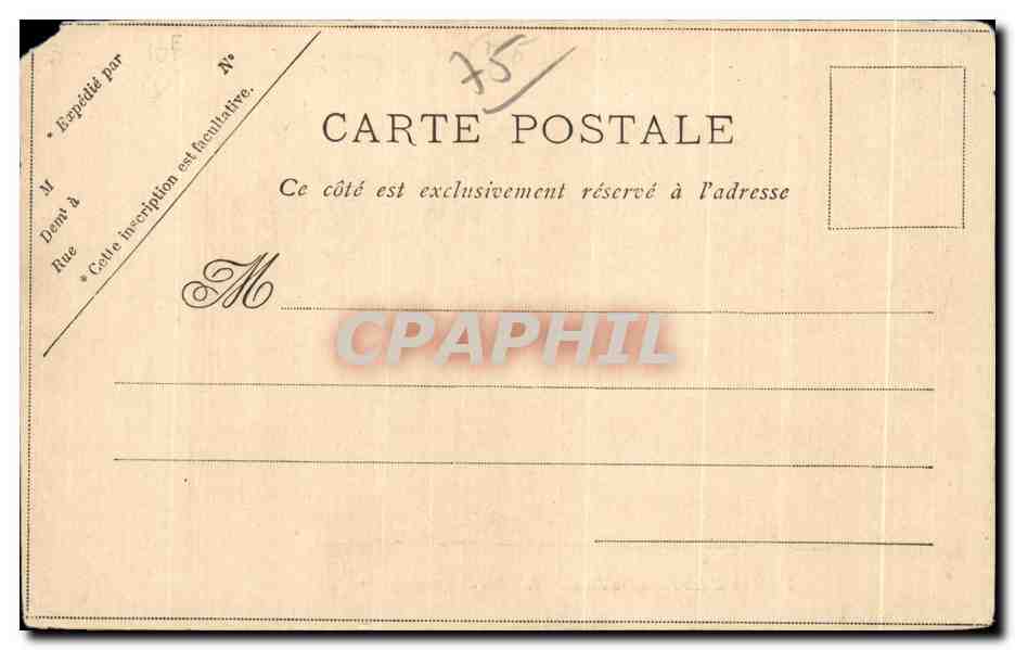 CPA Jardin d Acclimatation L Entree principale Paris  — Verso