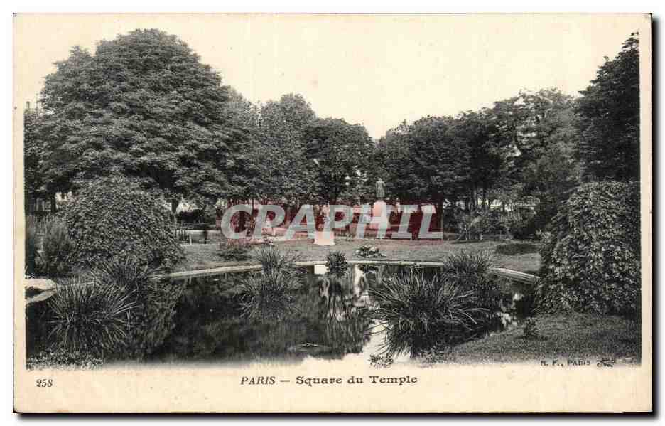 CPA Paris Square du Temple
