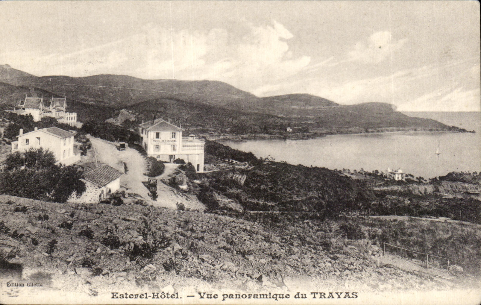 CPA Esterel Hotel Vue Panoramique du Trayas