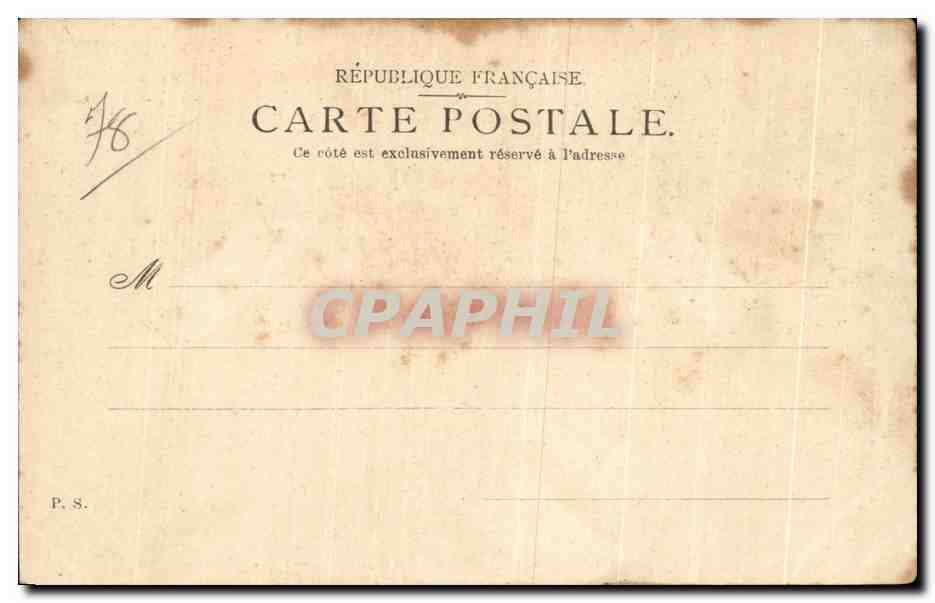 CPA Foret de St Germain Maison Nationale des Loges Couvent Legion d honneur — Verso
