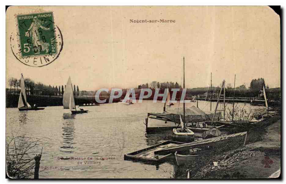 CPA Nogent sur Marne Bateaux