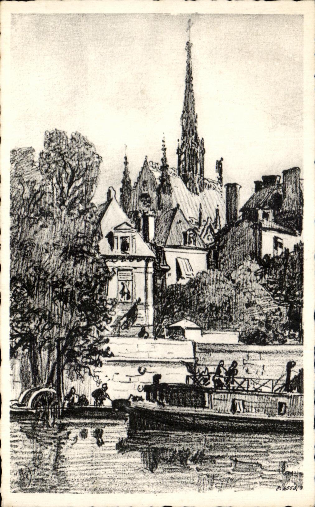 CPSM Ancien Paris Le Quai des Orfevres