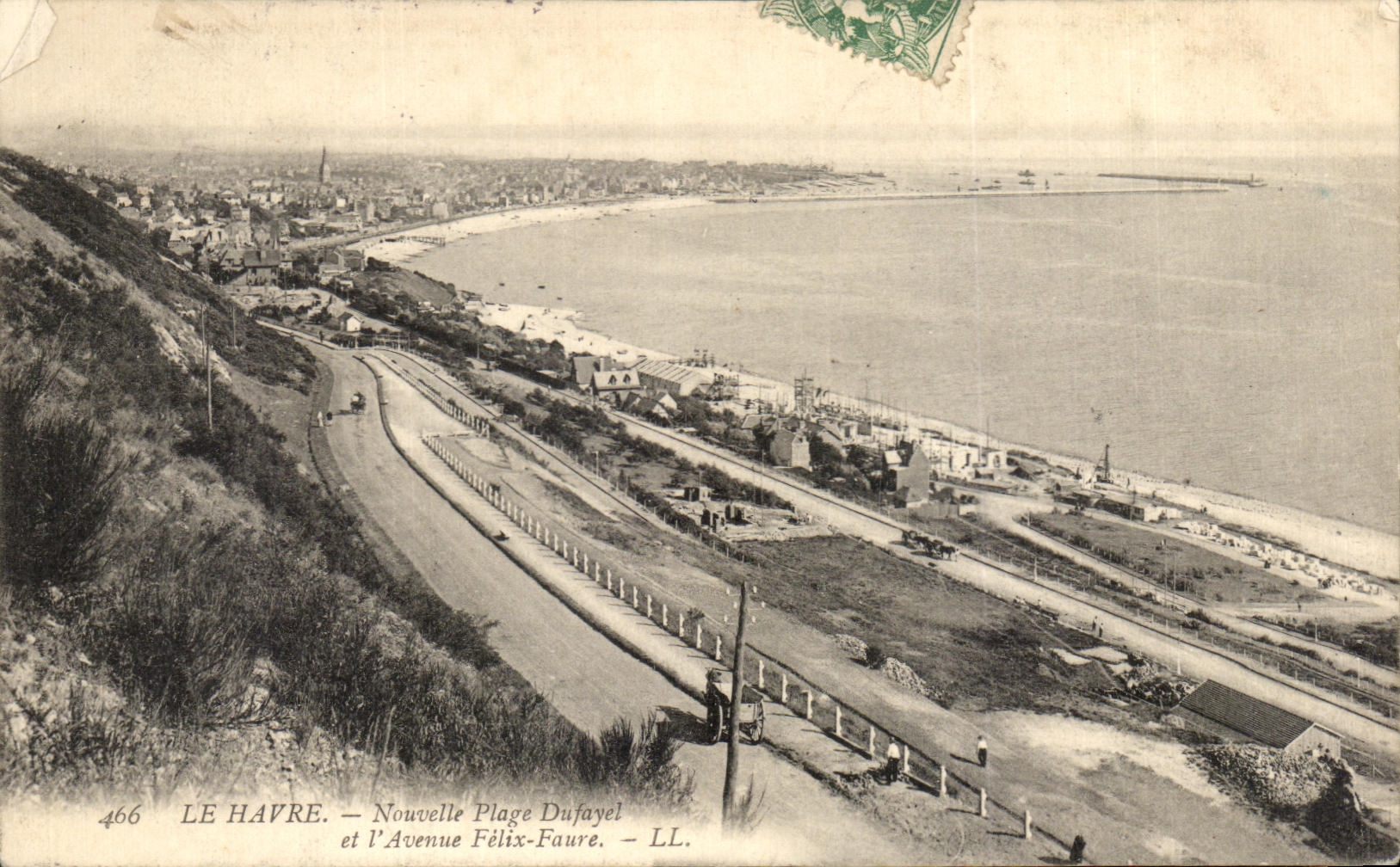CPA Le Havre Nouvelle Plage Dufoyel et I Avenue Felix Faure