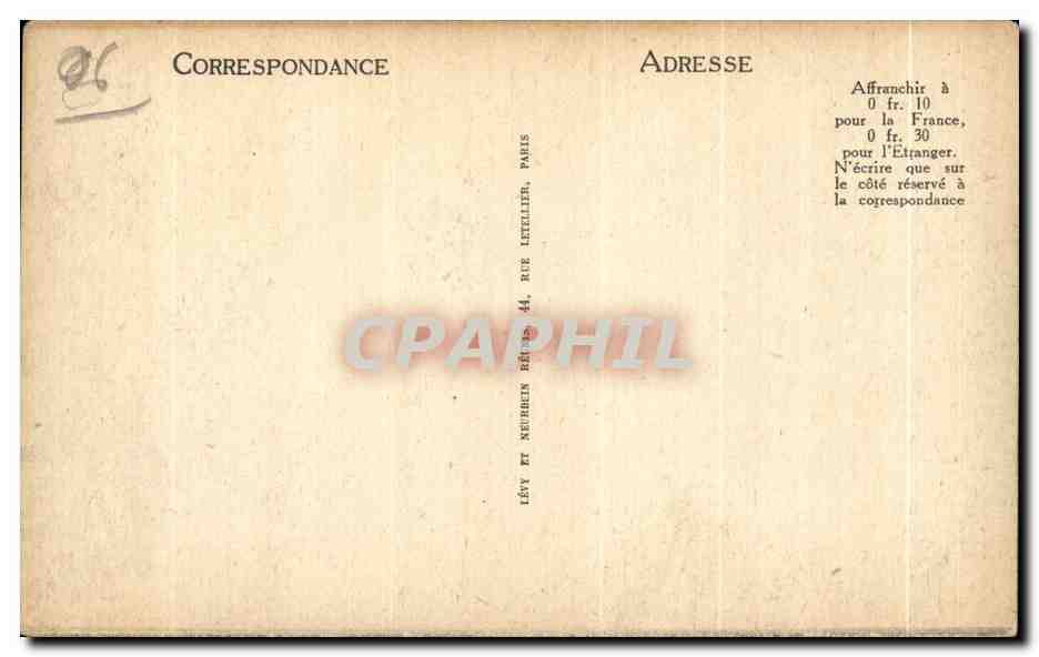 CPA L Esterel Cannes — Verso