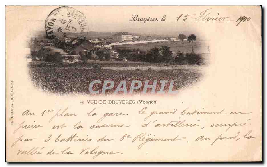 CPA Beuyeres le Vue De Bruyeres (Vosges)