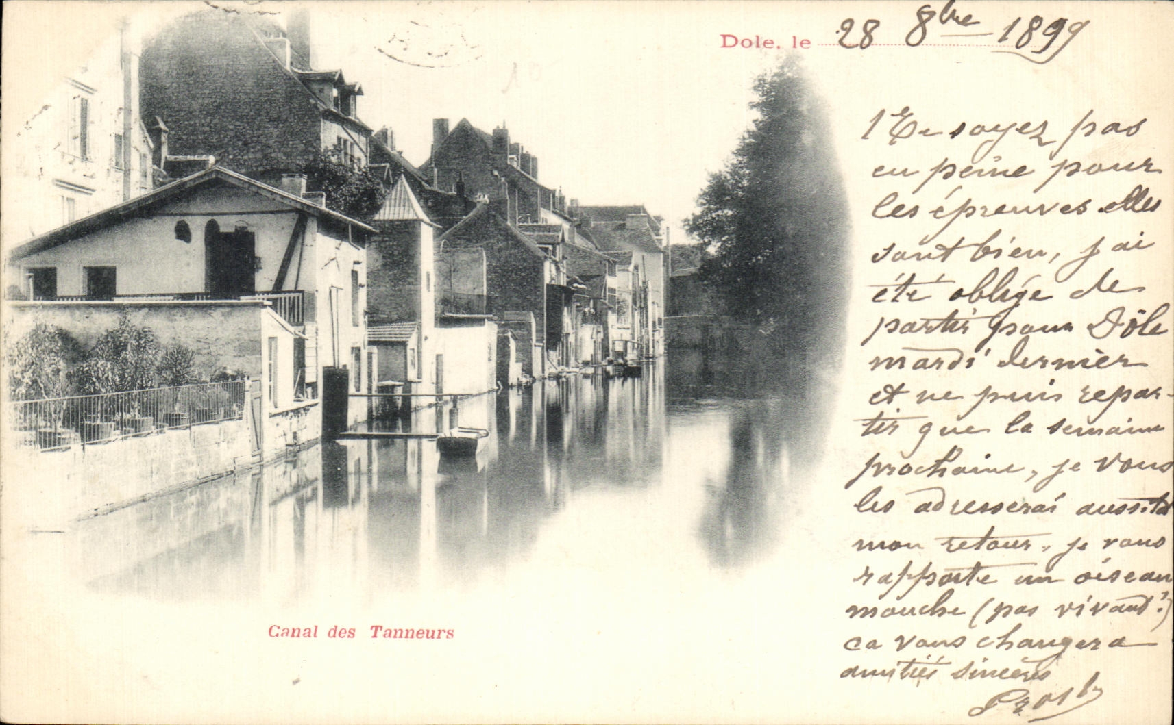 Canal des Tanneurs — Dole — éditeur non identifié, n° de série non visible