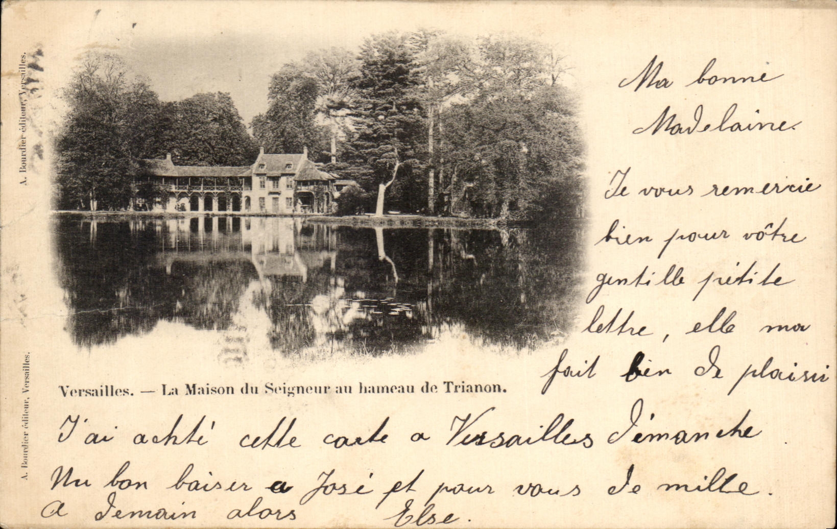 CPA Versailles La Maison du Seigneur au hameau de Trianon carte 1899