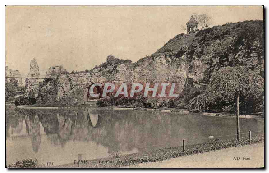 CPA Paris Le Parc Buttes Chaumont