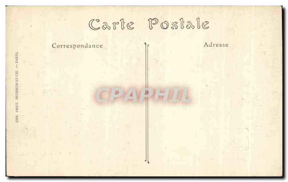 CPA Monument Commemoratif De L Incendie Du Bazar De La Charite Paris  — Verso