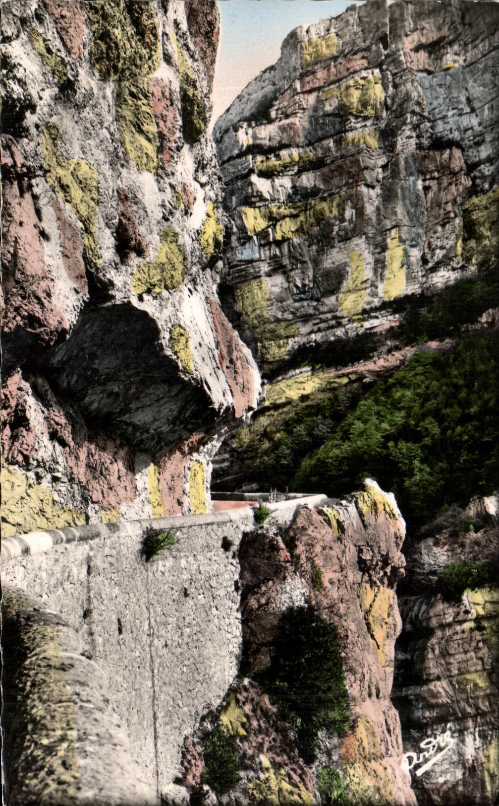 CPSM Les Belles Alpes Francaises Le Vercors Route des Grands Goulets