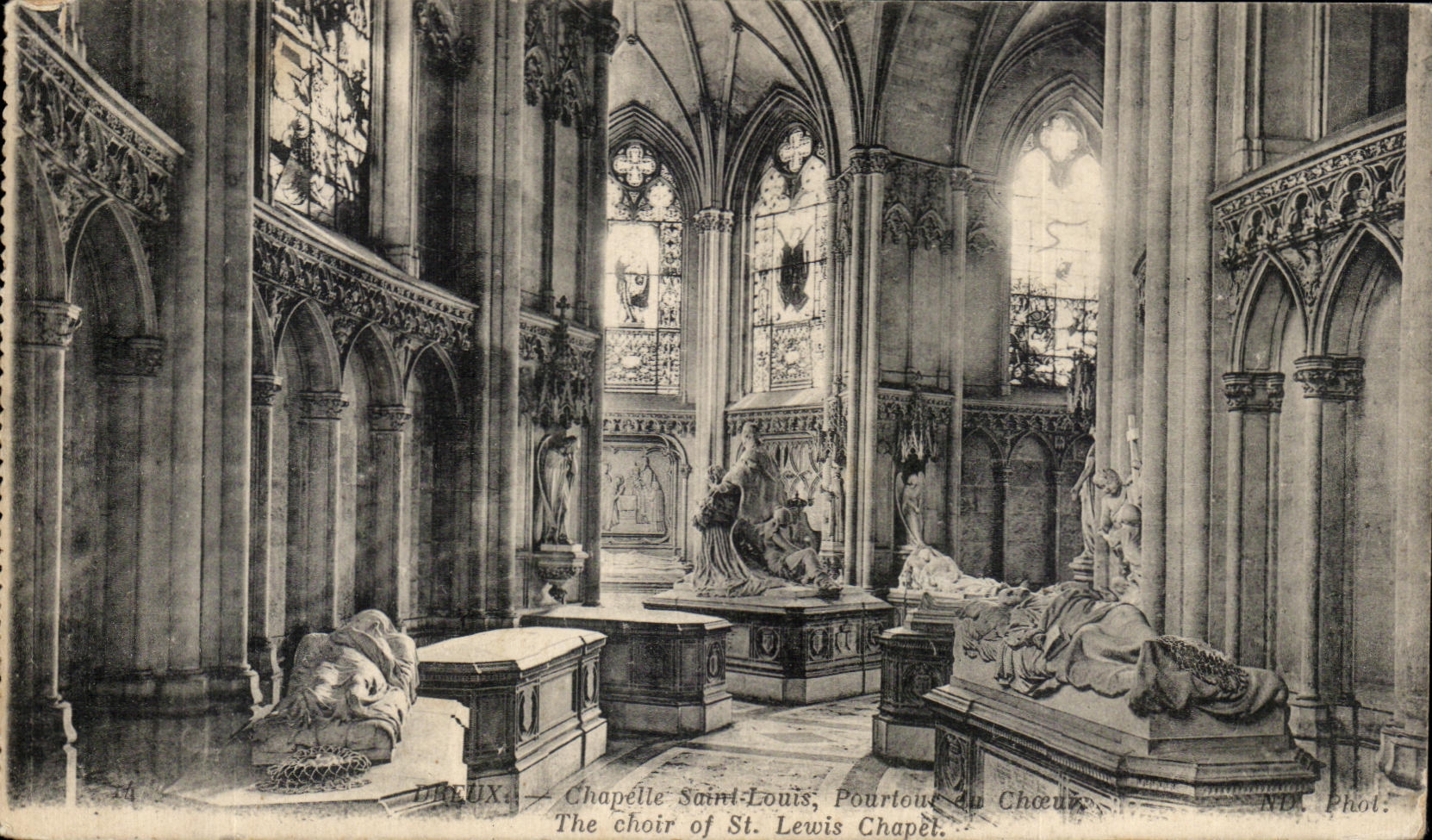 Chapelle Saint-Louis, Poutour au Choeur — DREUX — ND. Phtol.