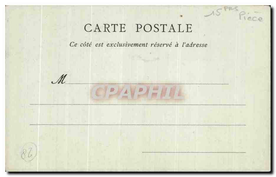 CPA Cathedrale de Chartres L Assomption Par Bridan — Verso