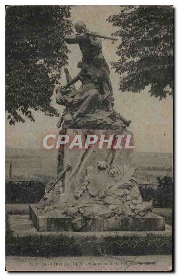 Châteauden — Monument de la Défense de Metz — G.P. 10, éditeur Châteauden